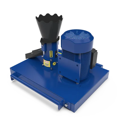 Granulator furaje GKM-100, motor inlcus, 50 kg/h, transmisie pe curea