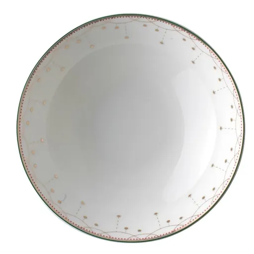 Farfurie adâncă Ghirlande 16 cm colecția Julemorgen - Wik & Walsøe