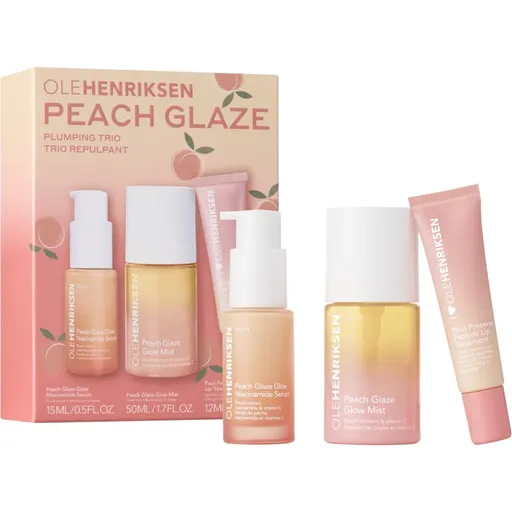 OLEHENRIKSEN Peach Glaze Plumping Trio set pentru îngrijirea tenului