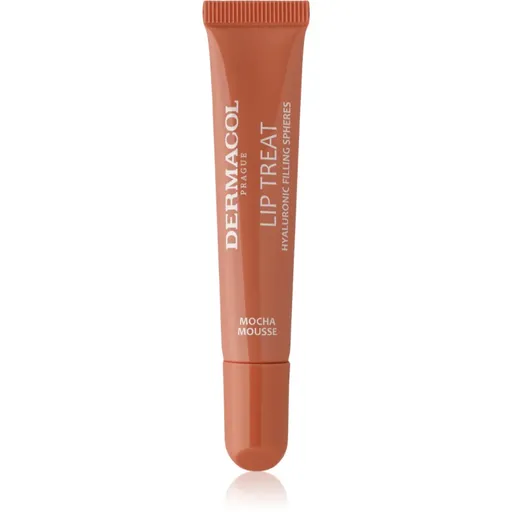 Dermacol Lip Treat lip gloss hidratant culoare 8 Mocha Mousse (Caramel Toffee) 10 ml