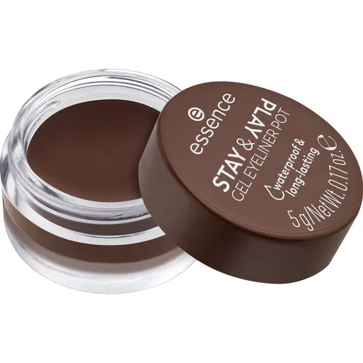 essence Eyeliner gel Stay & Play (Gel Eyeliner Pot) 5 g 02 Brown