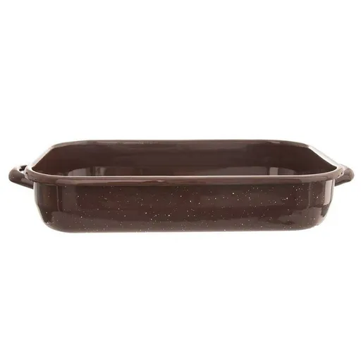 Orion Tavă de copt emaila Brown, 37,5 x 24 x 7 cm , L