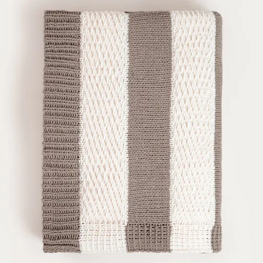 Patura Rudens, Homla, 130x170 cm, poliester, ecru/gri