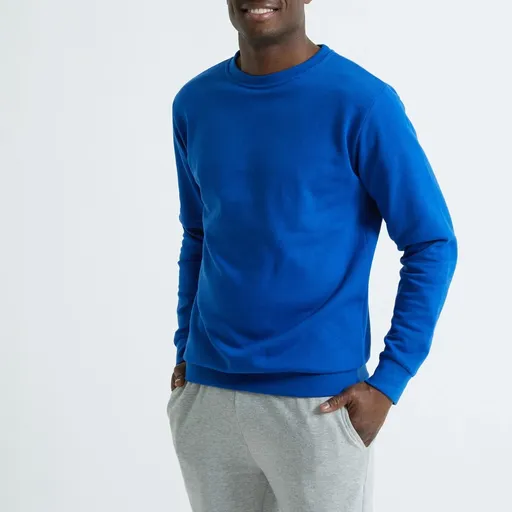 Hanorac cu gât rotund din molton periat