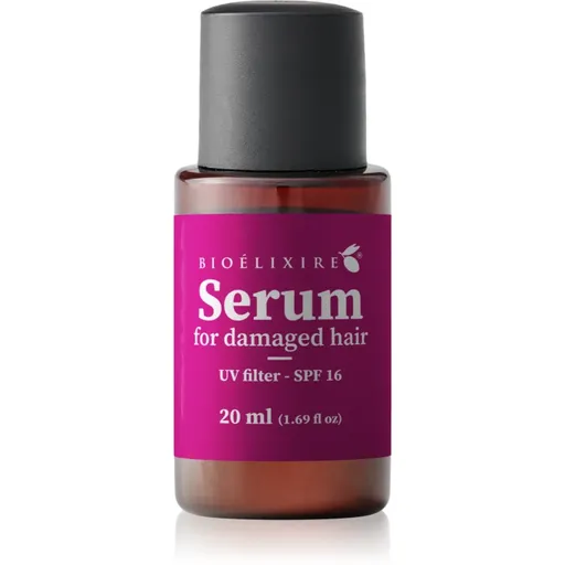 Bioélixire Serum For Damaged Hair ser fara clatire pentru păr uscat și deteriorat cu filtru UV 20 ml