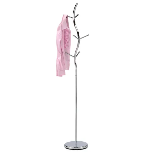 Cuier din metal 80003-09 CR Bork crom, 181 cm, argintiu