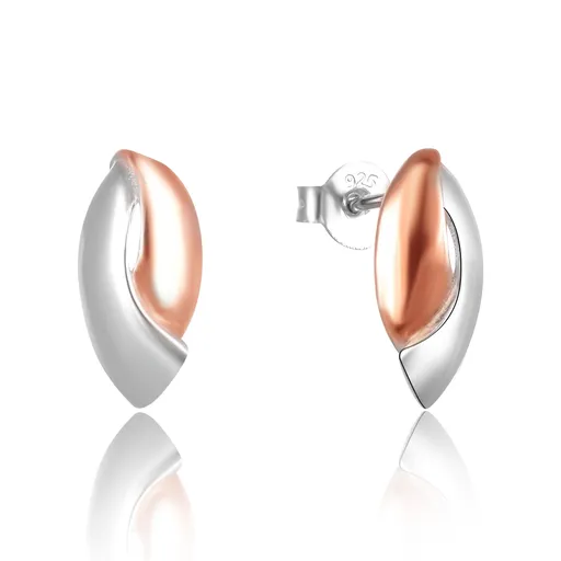 Beneto Cercei bicolori din argint AGUP2611