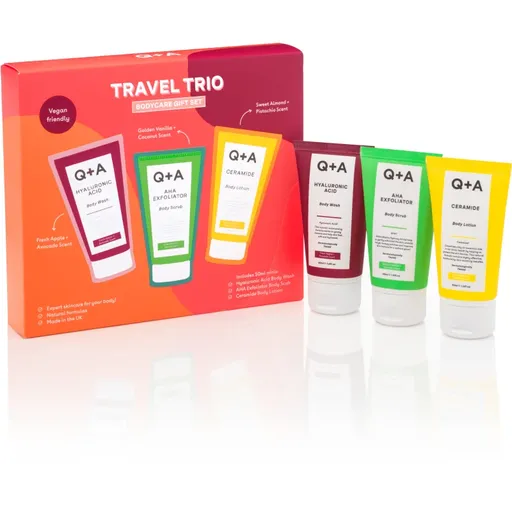 Q+A Travel Trio set cadou pentru corp
