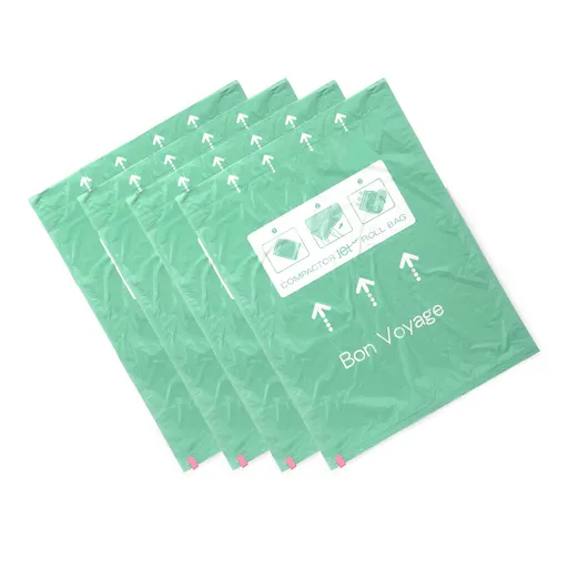 Compactor Set de saci de vacu pentru călătorii JetRoll Bags L 50 l, 55 x 70 cm, 4 buc.