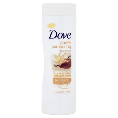 Dove Lapte pentru corp cu parfum delicat de unt de shea și vanilie Purely Pampering (Nourishing Lotion) 400 ml