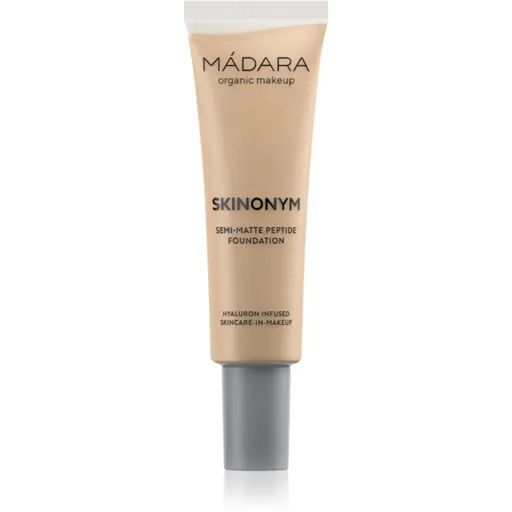 MÁDARA Skinonym Semi-Matte Peptide machiaj persistent cu peptide culoare True Beige 35 30 ml