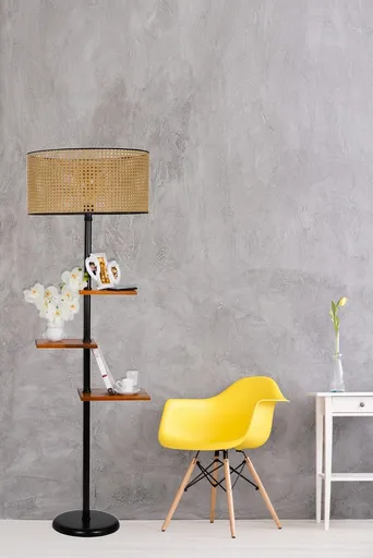 Lampadar, Opviq, 534LUN3248, Negru/Maro