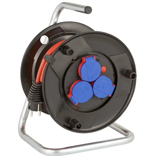 Prelungitor Exterior Brennenstuhl Garant cu tambur cu priza multipla, 3 posturi, 20m, IP44 1098530001