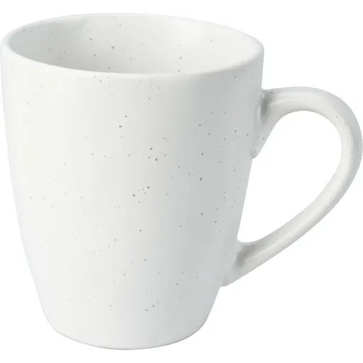 Cană din gresie Stone, 220 ml, alb, alb