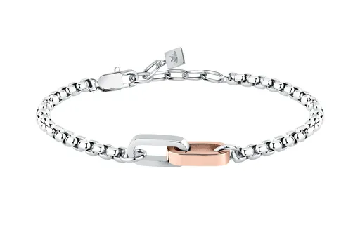 Morellato Brățară bicoloră minimalistă pentru bărbați Motown SABY13