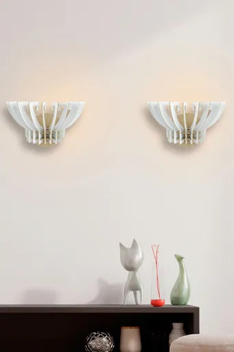 Aplica de perete, Opviq, 390FLH2120, Alb