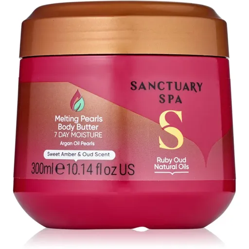 Sanctuary Spa Ruby Oud unt pentru corp, hranitor 300 ml
