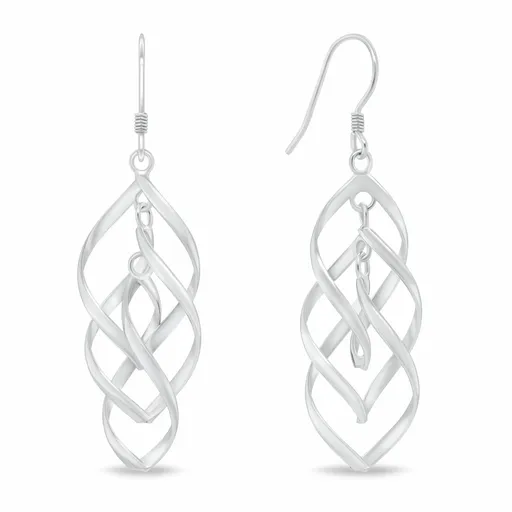 Brilio Silver Cercei rafinați, lungi, din argint EA1196W