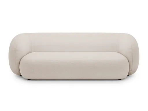 Canapea modulara 3 locuri, Kate, Micadoni Home, 213x99x76 cm, tesatura boucle, bej