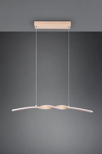 Lustra Ginko, RL, 79x9x150 cm, 18W, 1x SMD, metal, bej