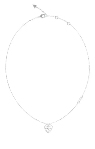 Guess Colier fermecător din oțel Guess Amore JUBN05056JWRHT/U