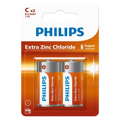 Philips Baterii C 1,5 V LongLife