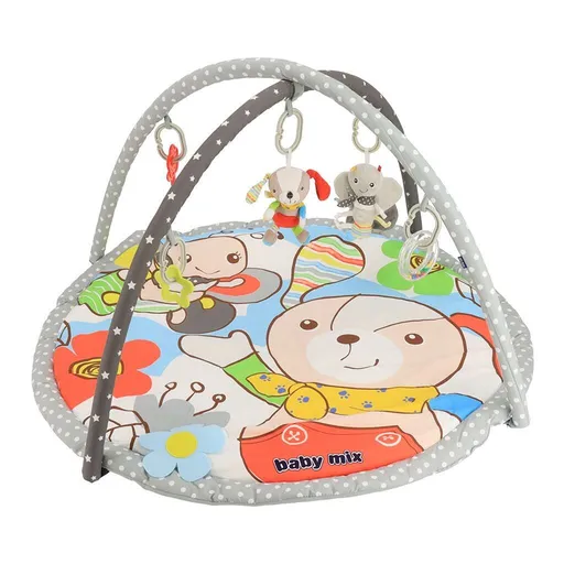 Baby Mix Păturică de joacă Câine și fluture, 90 x60 cm