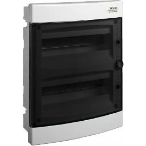 Cofret de distributie din plastic, montare incastrata , usa transparenta, IP40, PNF 24(2x12) module Noark ( 101514 )