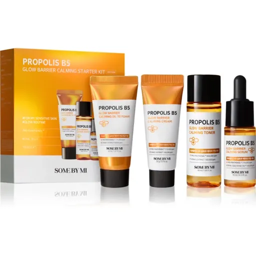 Some By Mi Propolis B5 Glow Barrier Calming Starter Kit set pentru luminozitate si hidratare