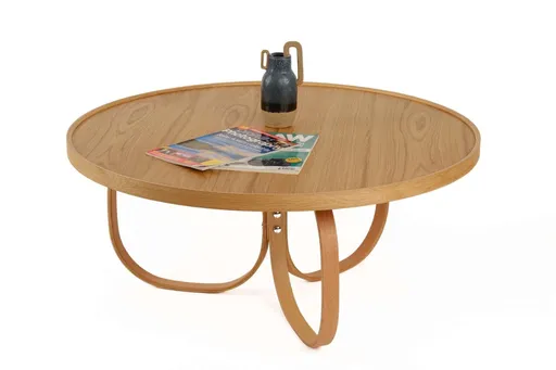 Masuta de cafea, Hanah Home, Jupiter, Lemn masiv, Stejar