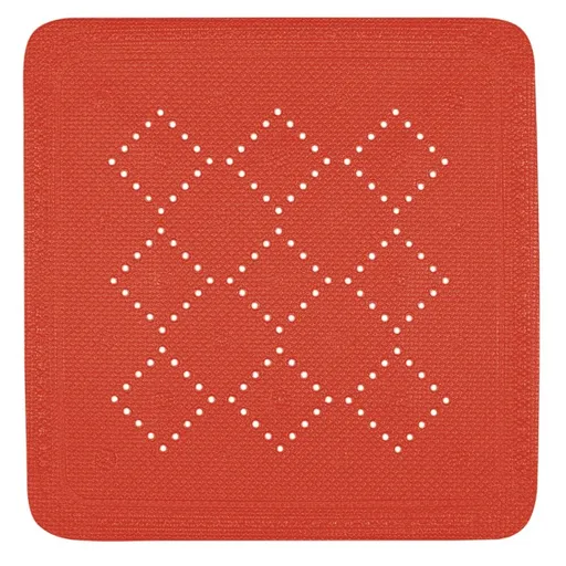 Spirella Suport antiderapant pentru duș ALASKA, roșu, 55 x 55 cm