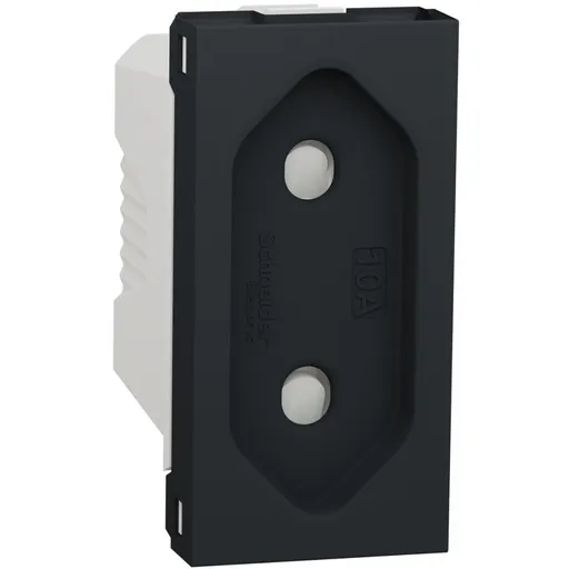 Priza standard european 10A, 1m, Schneider Noua Unica NU303154, antracit