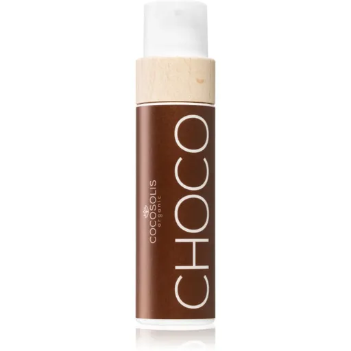 COCOSOLIS CHOCO ulei pentru îngrijire și bronzare fara factor de protectie cu parfum Chocolate 110 ml