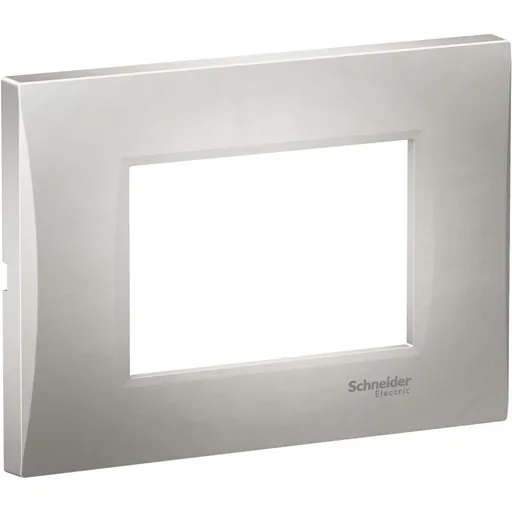 Rama curbata 3 module Schneider Easy Styl LMR7263005, argintiu