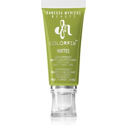 Danessa Myricks Beauty Colorfix Mattes machiaj multifuncțional pentru ochi, buze și față culoare Matcha 10 ml