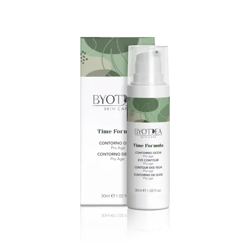 Crema Pentru Conturul Ochilor cu Efect Anti-Rid Imbogatita Cu Acid Hialuronic Byotea Time Formula 30ml