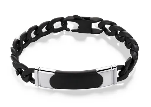 S'Agapõ Brățară de oțel la modă pentru bărbați Parkour SKR14