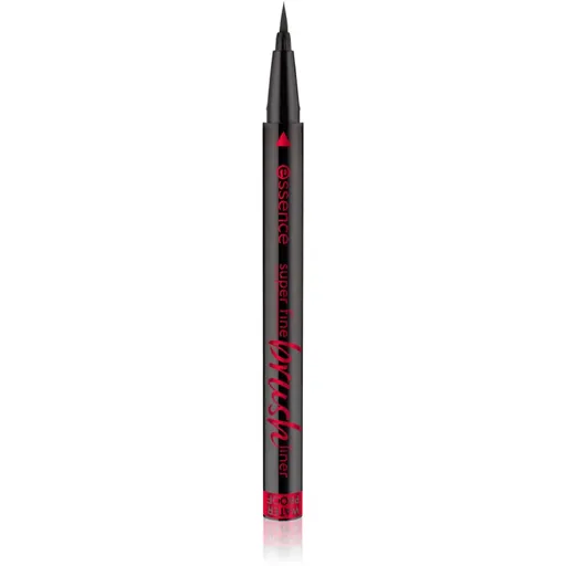 essence Super Fine Brush Liner eyeliner în fix culoare Black 0,7 g