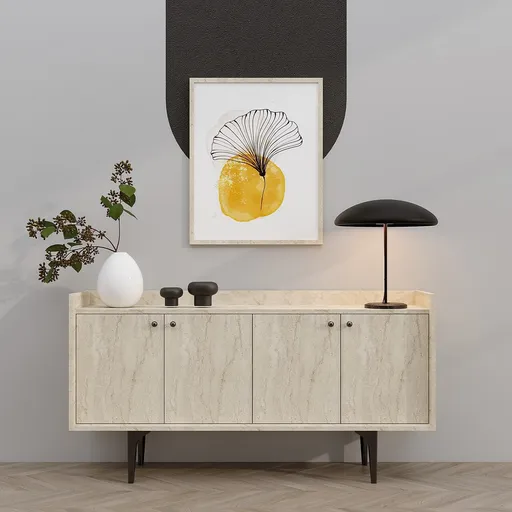 Consola, Hanah Home, Navi, 150x80x40 cm, Travertin