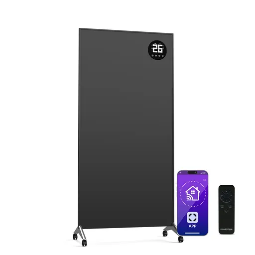 Klarstein Wonderwall Smart Bornholm Încălzitor cu infraroșu, 1200 W, Control inteligent