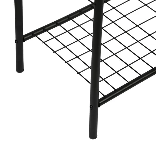 Cuier de perete, Hanah Home, Peter, 105x163x31 cm, Negru