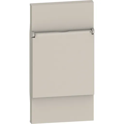 Placa adecvata pentru prize standard german 2 module Bticino Living Now KM04P, nisip