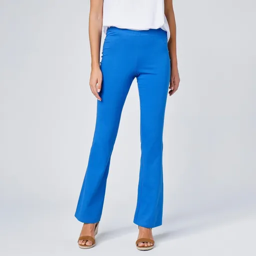 Leggings bootcut cu talie elastică