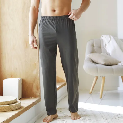 Pantaloni de pijama lungi de culoare uni