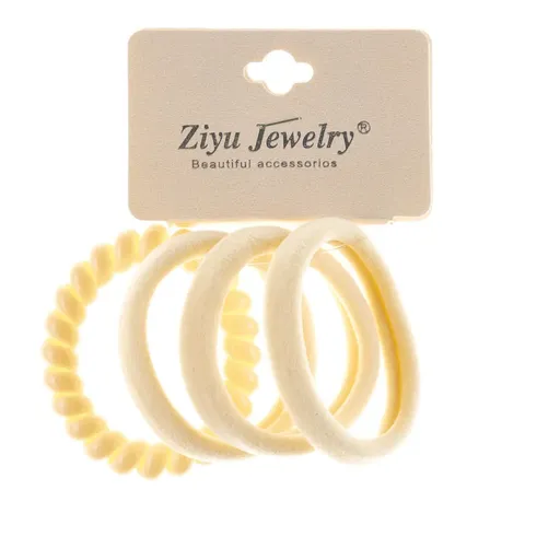 Elastic crem 4 set Oranjollie x83