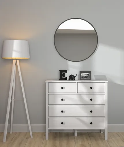 Dulap, Hanah Home, FRN-20061, 90x85x40 cm, Maro/Alb