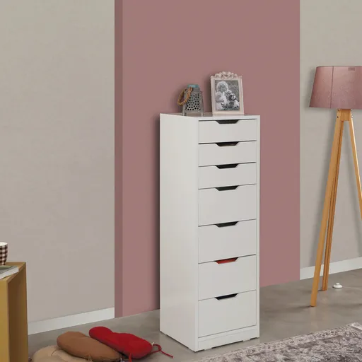 Dulap, Hanah Home, Flow, 44x130x40 cm, Alb