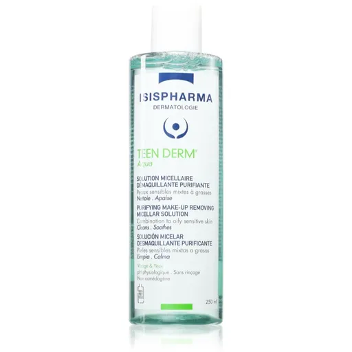 ISISPHARMA Teen Derm Aqua apa pentru curatare cu particule micele 250 ml