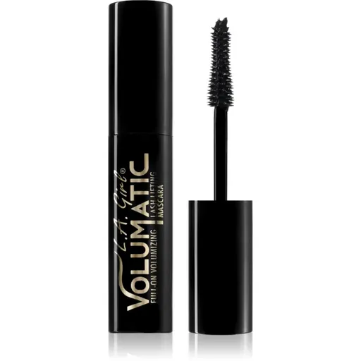 L.A. Girl Cosmetics Volumatic mascara rezistent la apă pentru curbare și volum culoare Ultra Black 10 ml