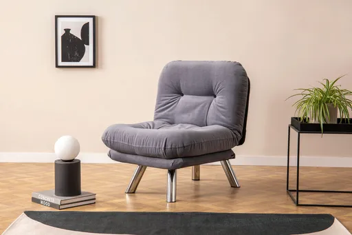 Fotoliu extensibil, Atelier del Sofa, 859FTN2321, Gri